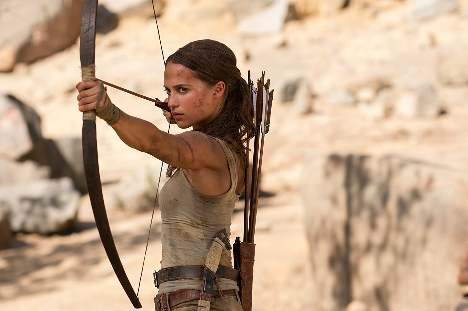 Alicia Vikander in Tomb Raider
