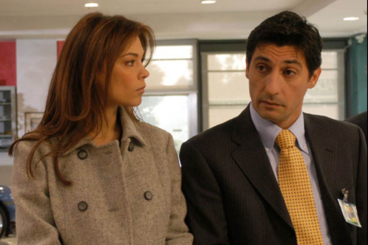 Giorgia Surina ed Emilio Solfrizzi nella terza stagione di Love Bugs