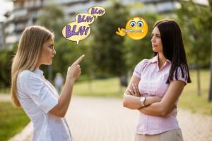 cosa significa interrompere gli altri quando parlano